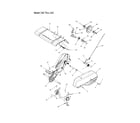 MTD 21B-342-062 tine shield/engine plate/belt cover diagram