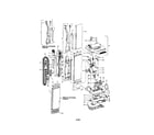 Hoover U4617-930 main body/hood/handle/motor diagram