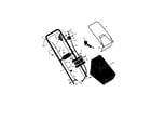 Murray 228670X8A handle/controls/battery/frame diagram