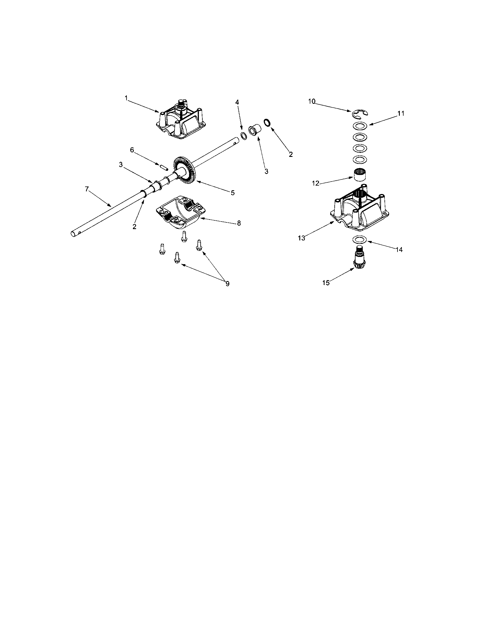 Upper housing assembly