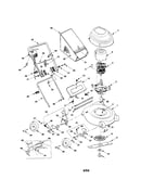Mower housing/handle/hood/bag