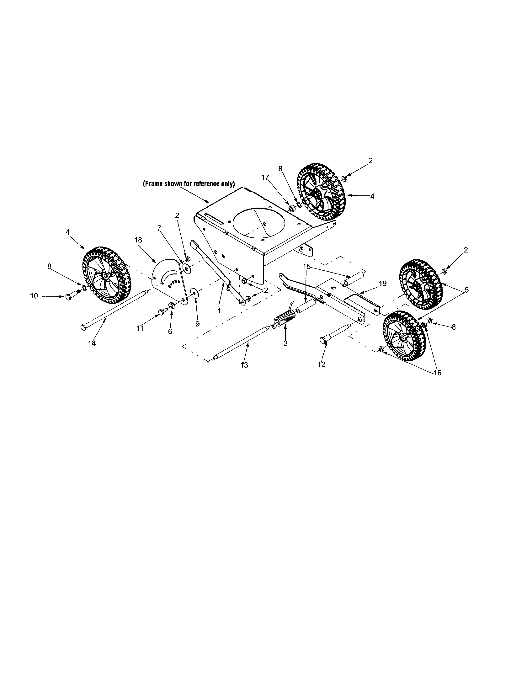 Wheel assembly - 550 and 551