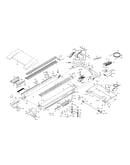 Walking belt/motor hood/motor