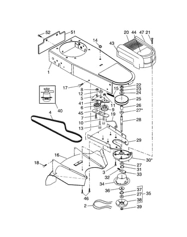 Chassis/belt/cover