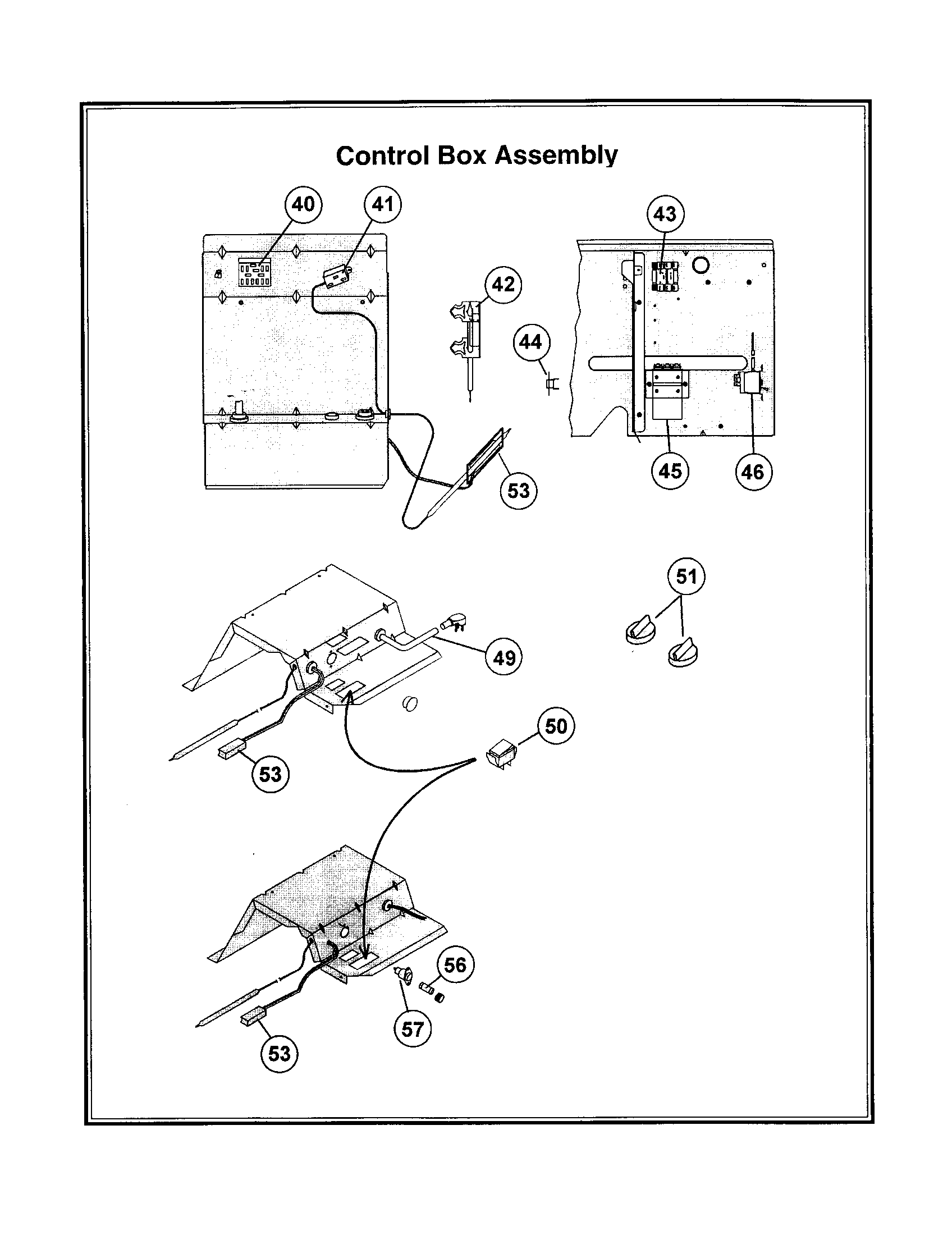 Control box assembly