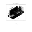 Friedrich PE15K3CB unit assembly diagram