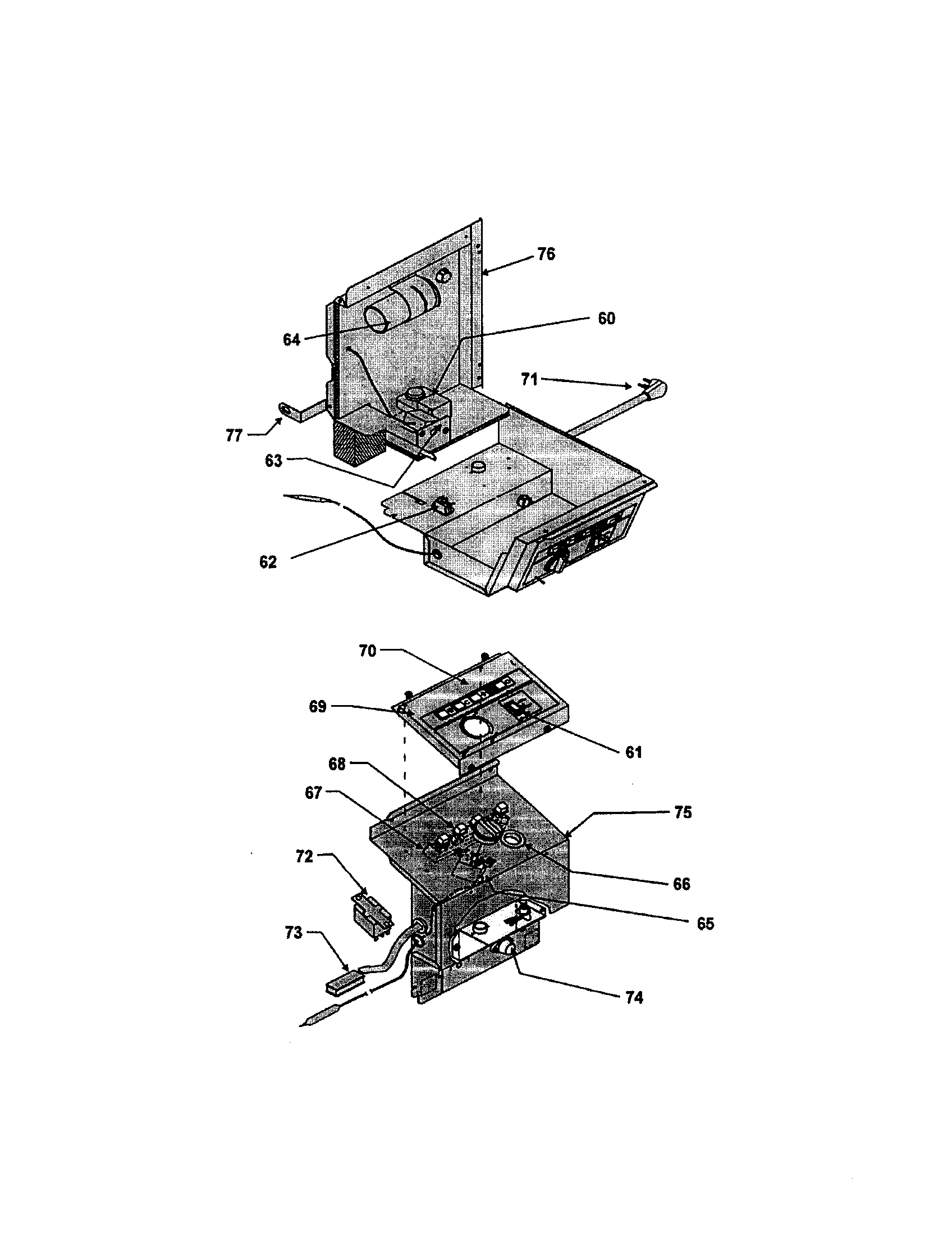 Control box assembly