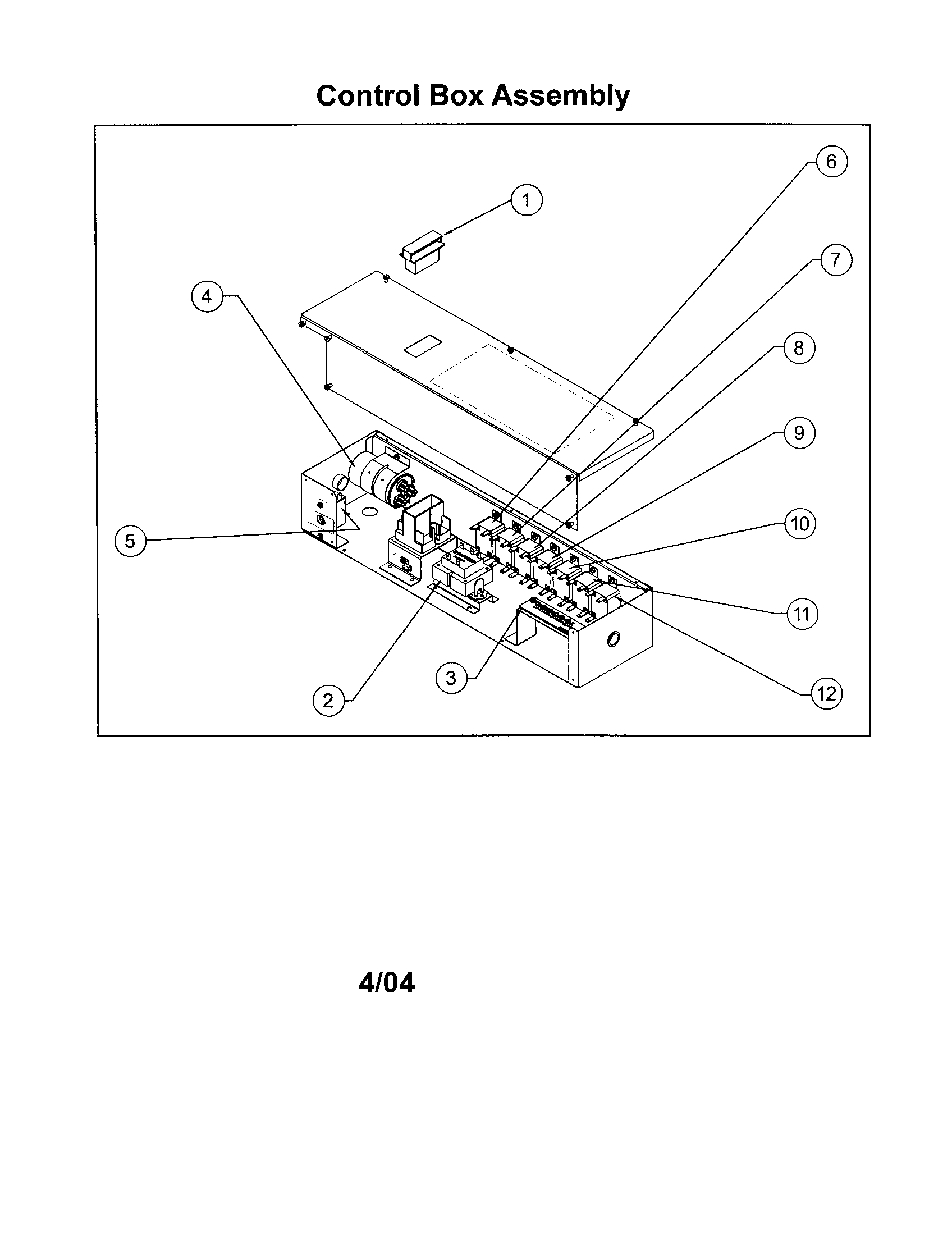 CONTROL BOX ASSEMBLY