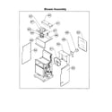 Friedrich VEA24K34SPH blower assembly diagram
