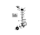 Devilbiss IRC250E20AD motor/intake muffler diagram