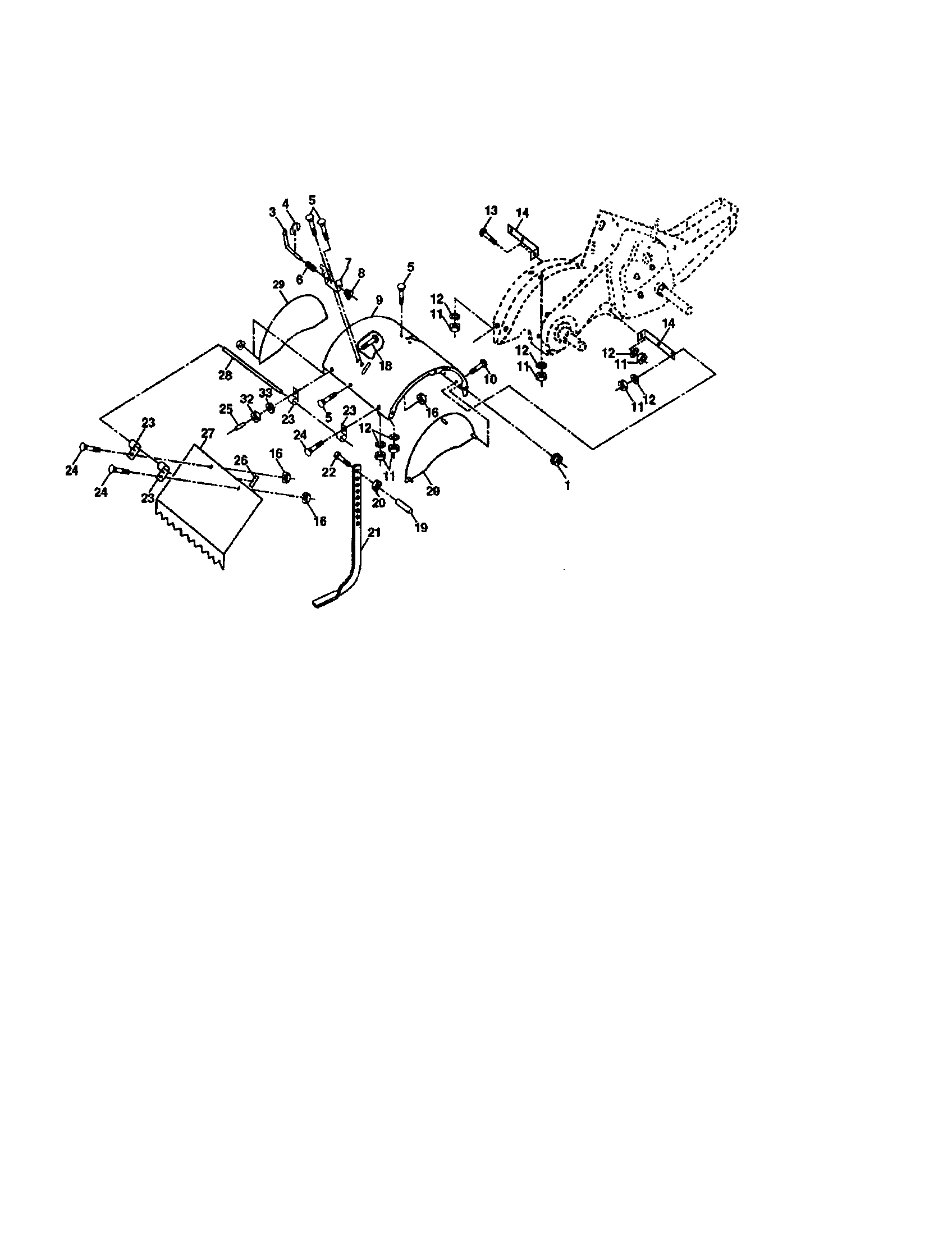 Tine shield