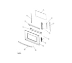 Fisher & Paykel OS301V2-87933 door outer assembly diagram