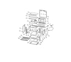Fisher & Paykel OD301V1-88415 chassis assembly diagram