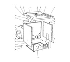 Fisher & Paykel DE05-US1 cabinet assembly diagram