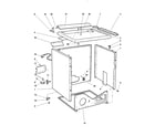 Fisher & Paykel DE08 cabinet assembly diagram