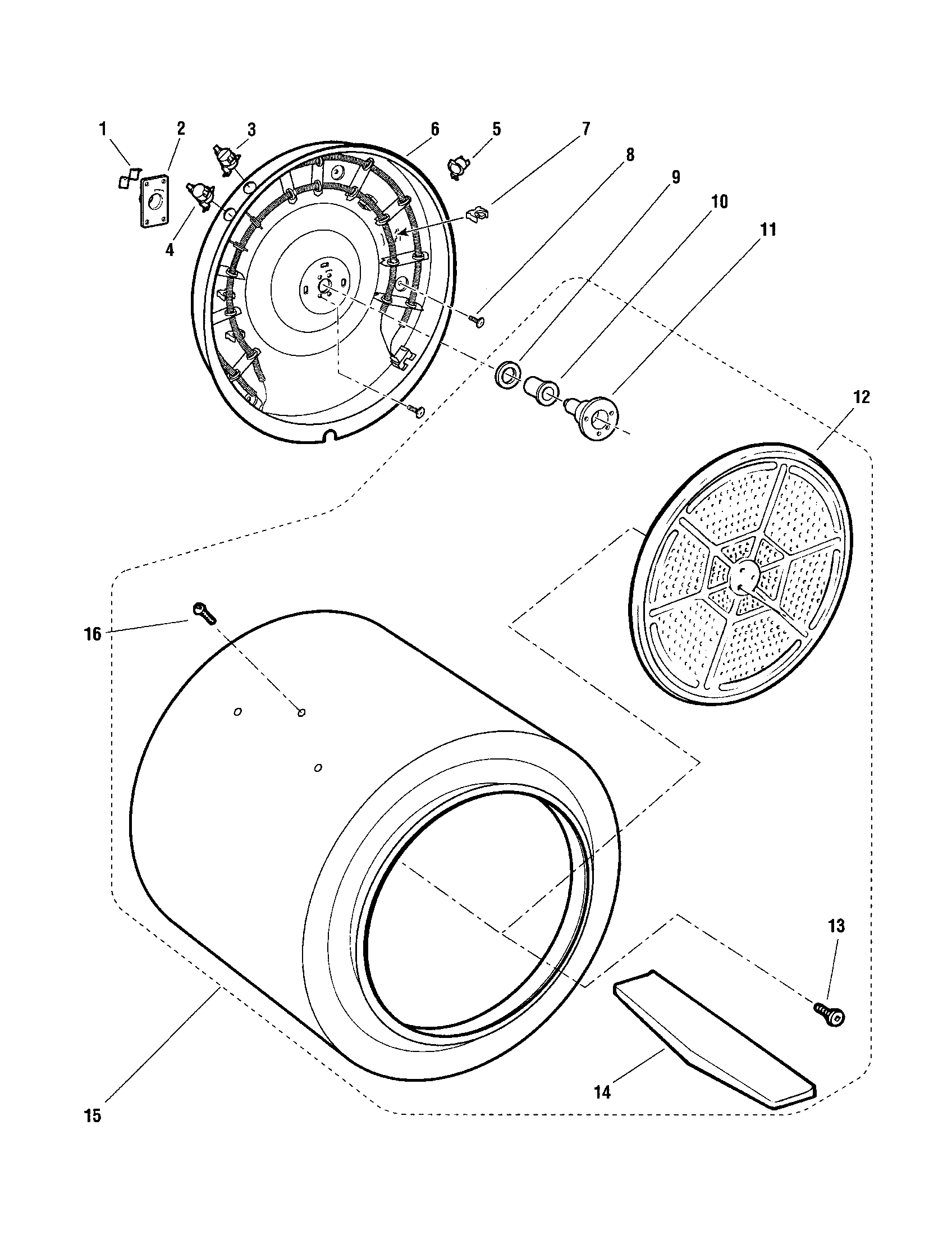 Drum and heater