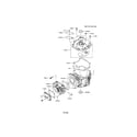 Kawasaki FJ180V-BS04 cylinder / crankcase diagram
