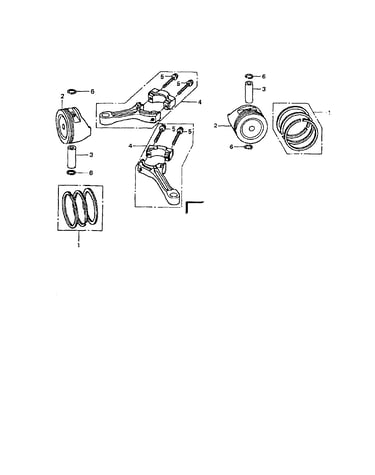 Piston connecting rod