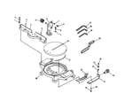 Ryobi TS1300 miter table/base diagram