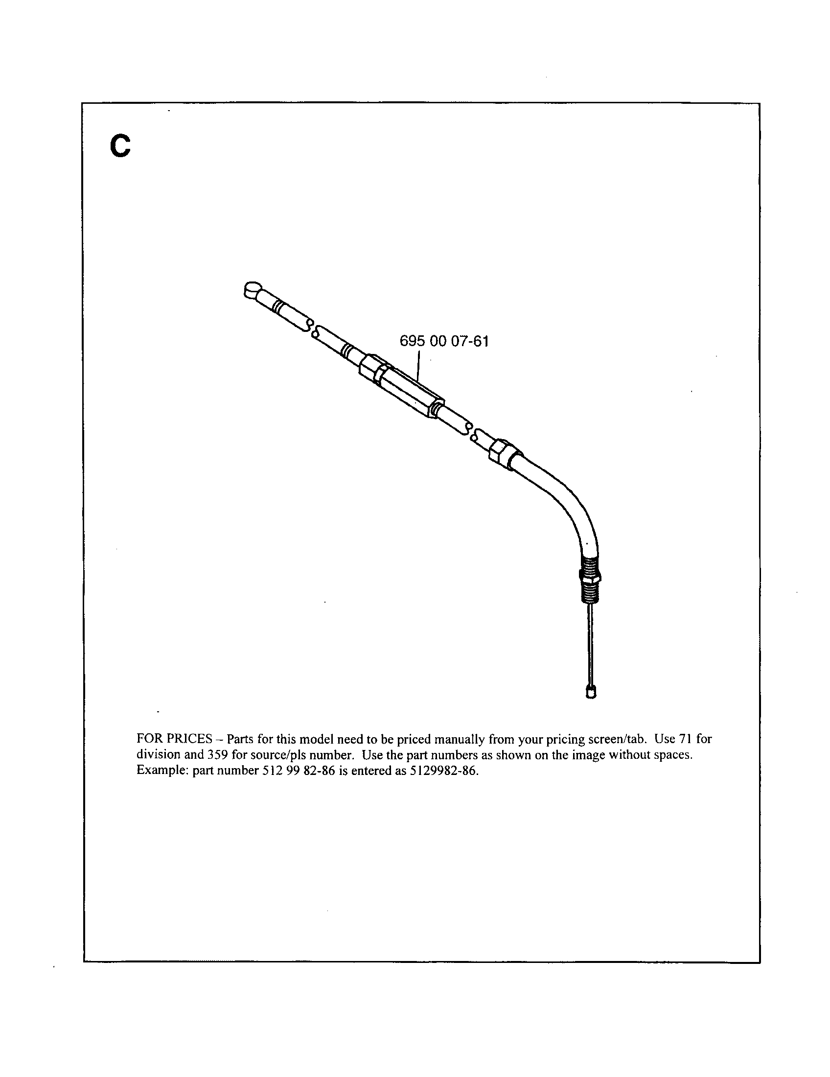 Throttle cable