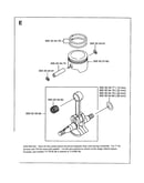Piston, crankshaft