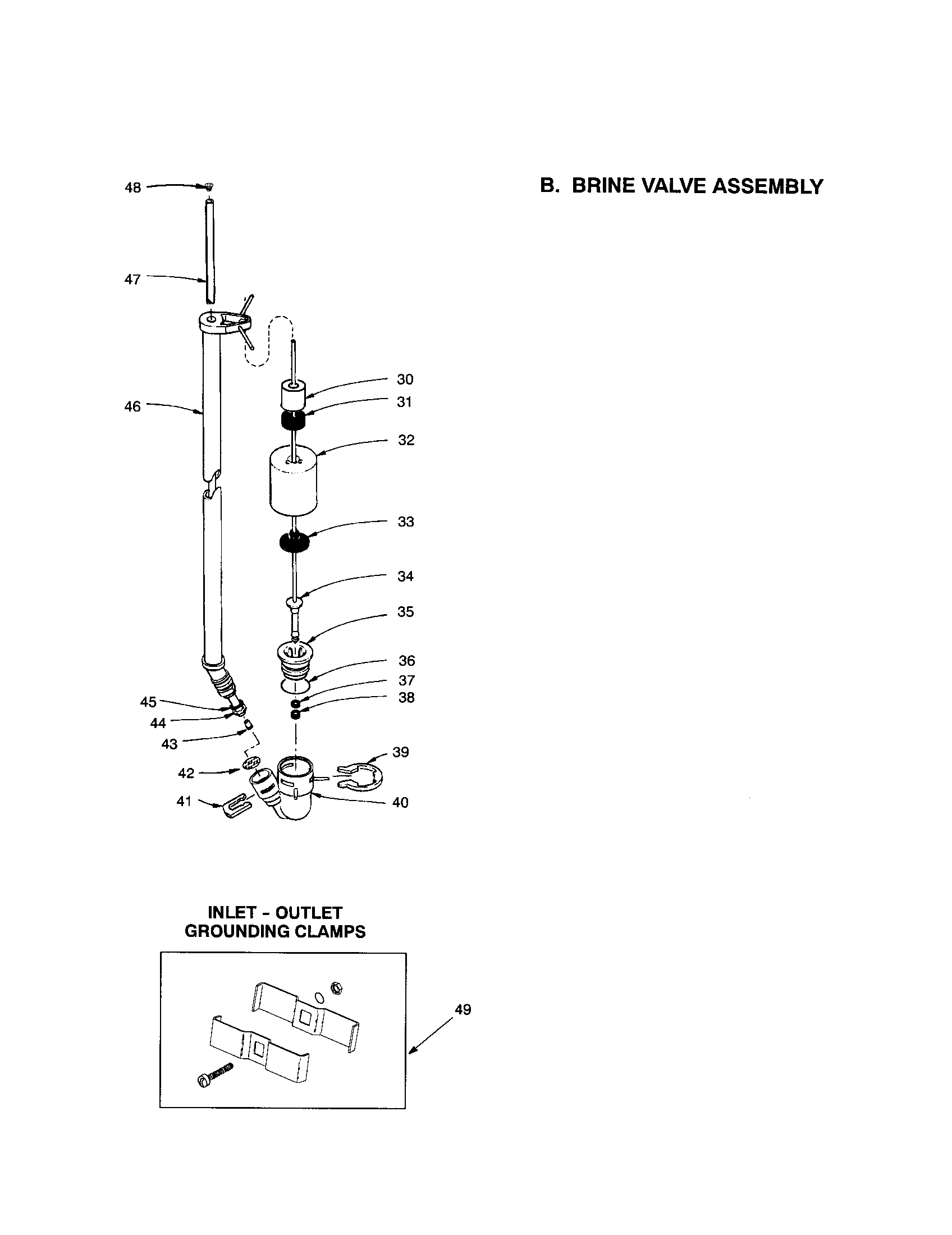 BRINE VALVE ASSEMBLY