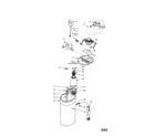 Kenmore 625388280 complete water softener diagram