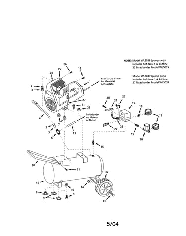 Portable air compressor