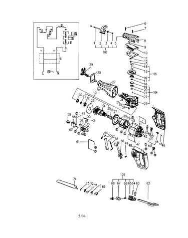 Reciprocating saw