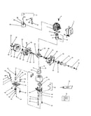 Cylinder/muffler/crankshaft