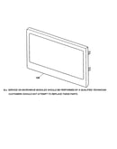 Microwave door section