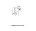 Kenmore 91141489993 microwave control panel section diagram