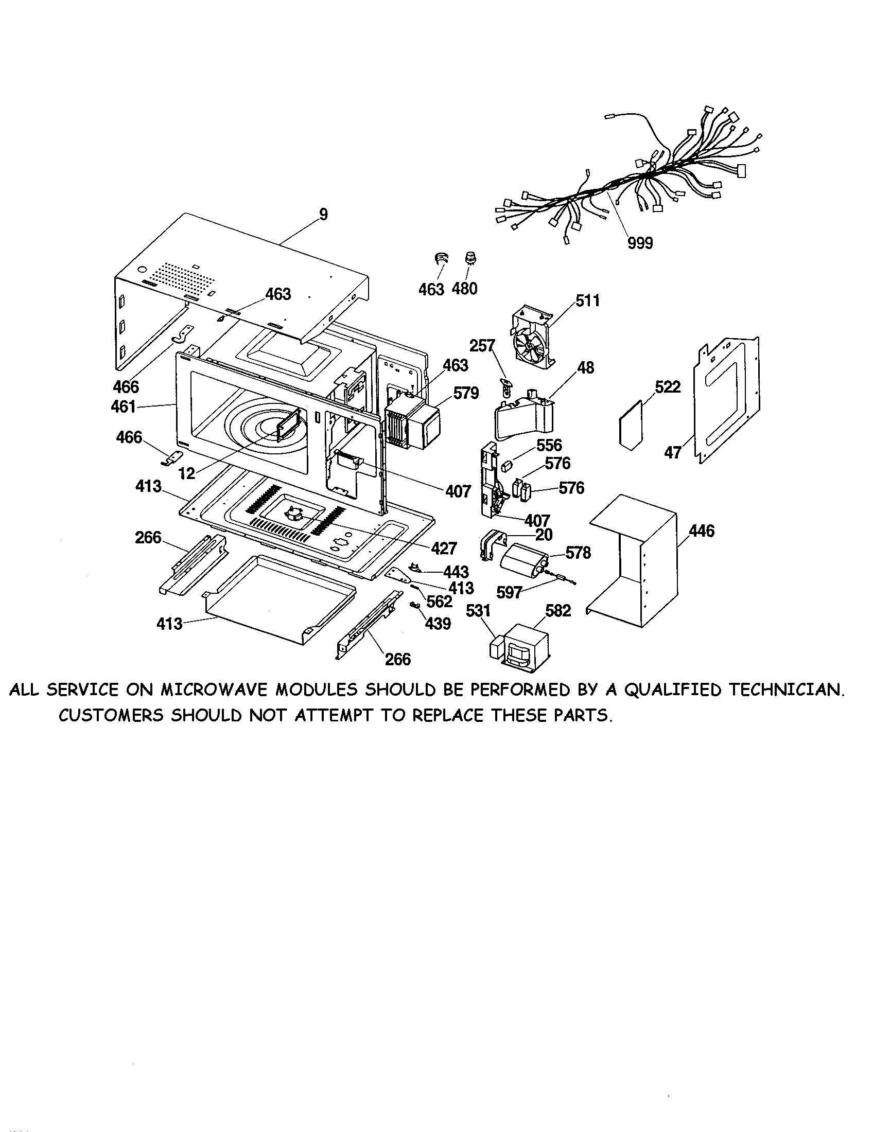 Microwave body