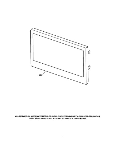 Microwave door