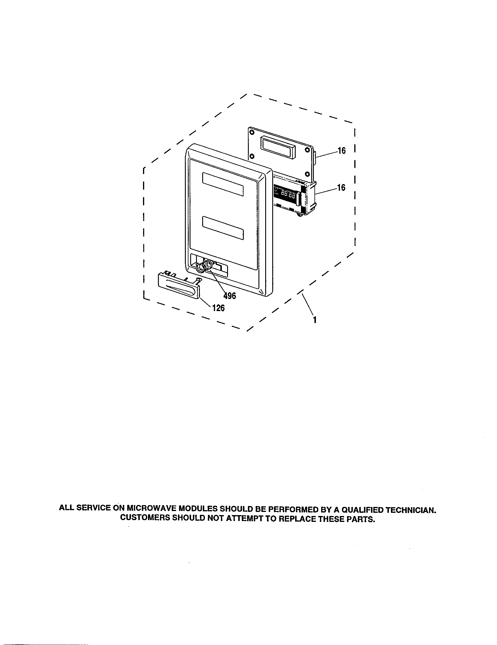 MICROWAVE CONTROL PANEL