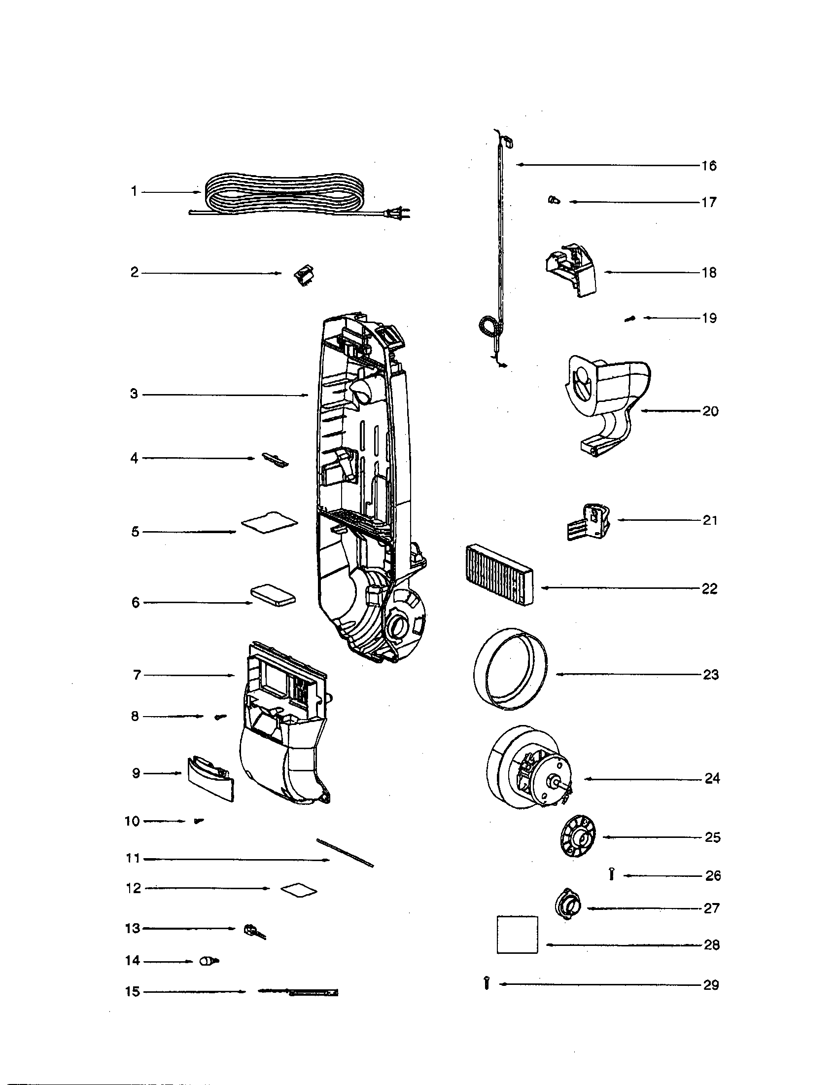 MOTOR/REAR HOUSING