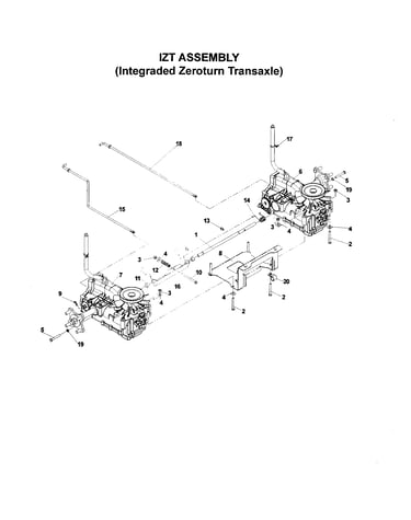 Integraded zerotum transaxle