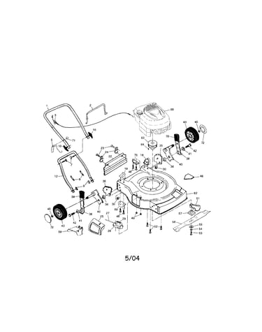 Engine/housing/handle