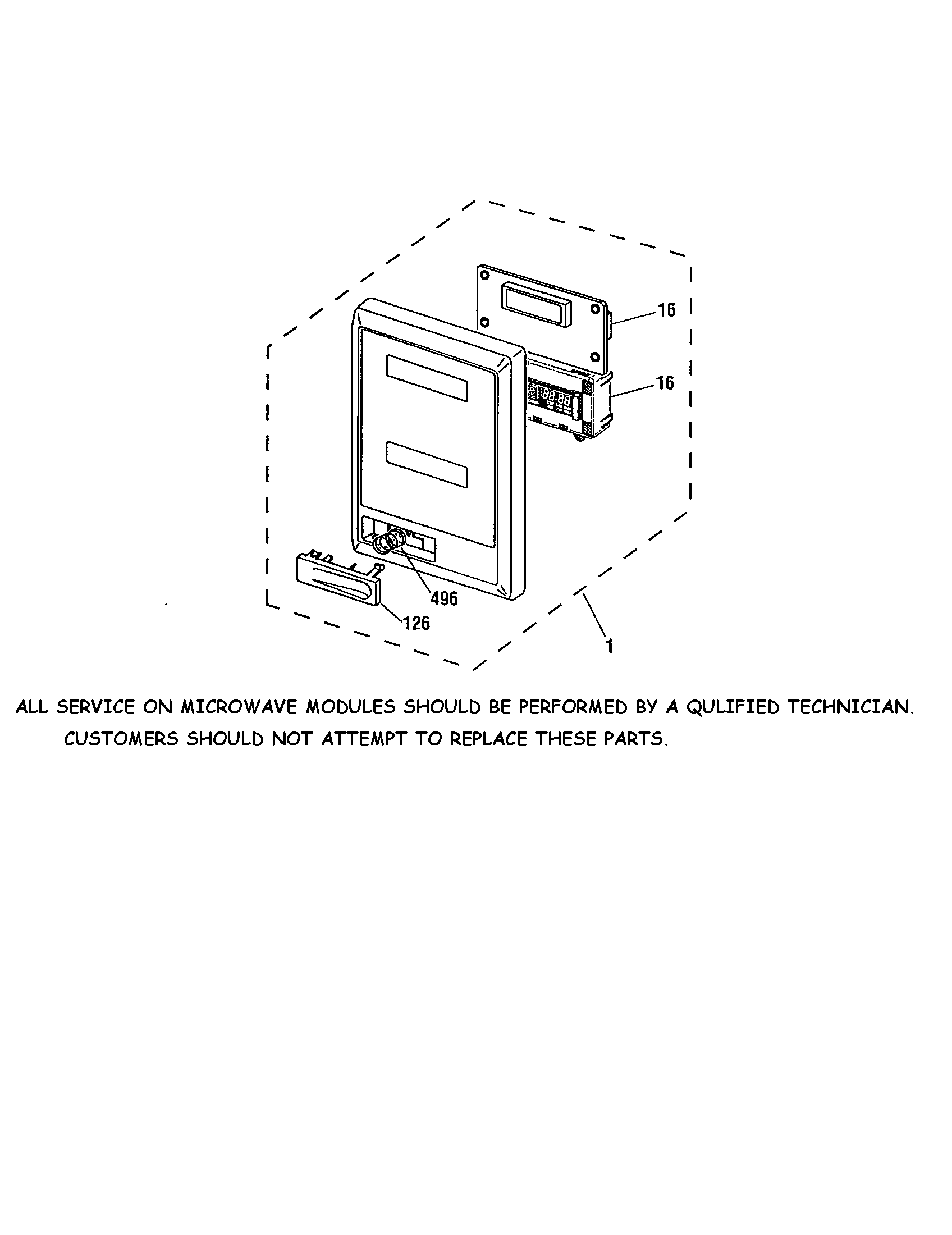 MICROWAVE CONTROL PANEL