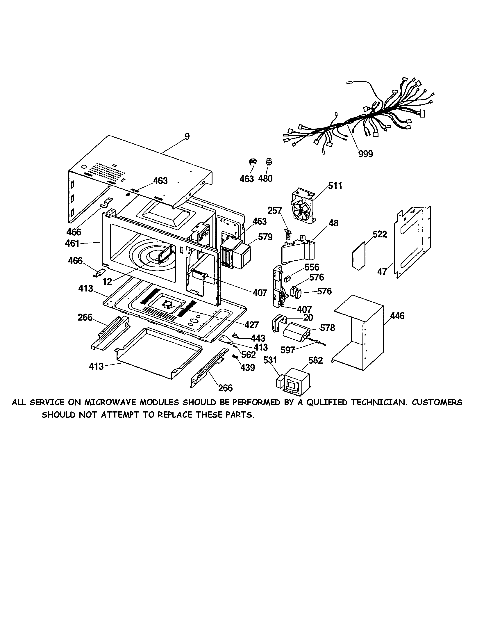 Microwave body