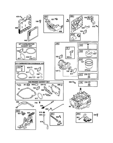 Carburetor/short block