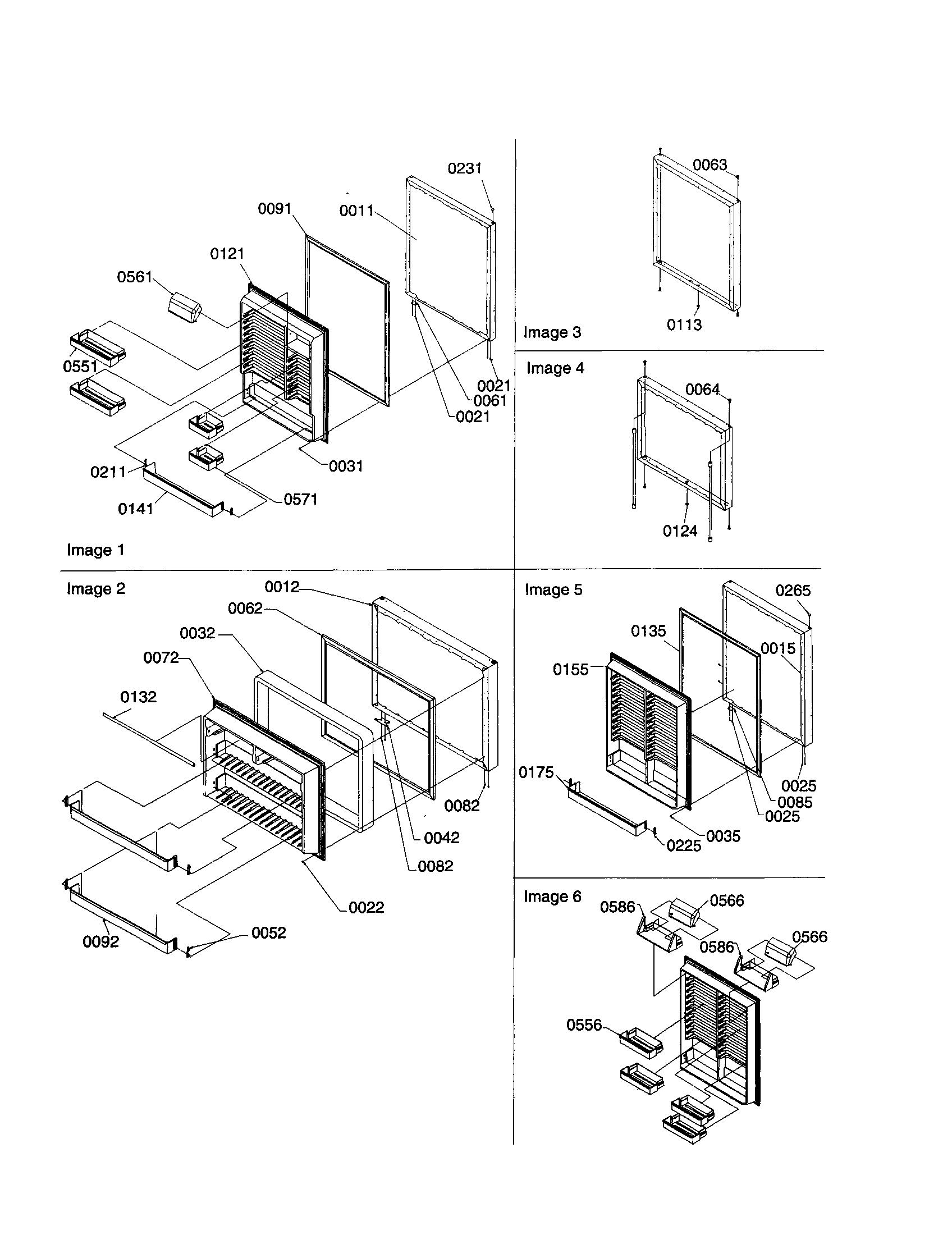 Door assemblies