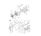 Kenmore 59679272990 icemaker assembly/parts diagram