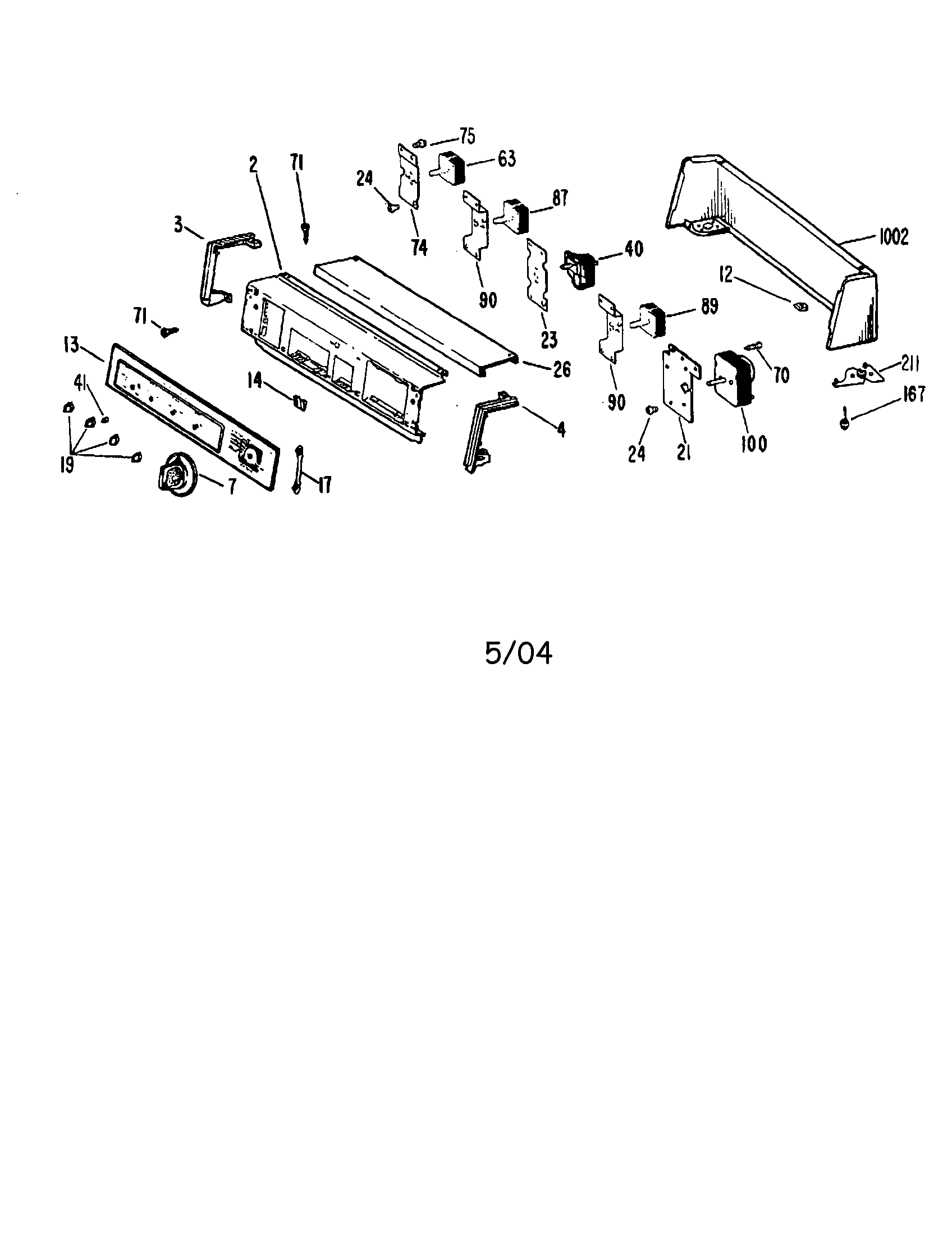 BACKSPLASH ASSEMBLY