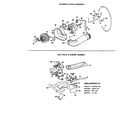 Hotpoint DLL2880DBL blower/drive/gas valves/burner diagram
