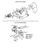 Blower/drive/gas valves/burner