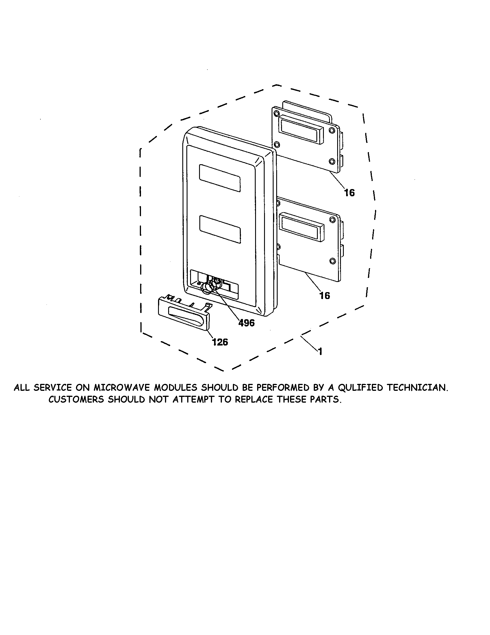 MICROWAVE CONTROL PANEL