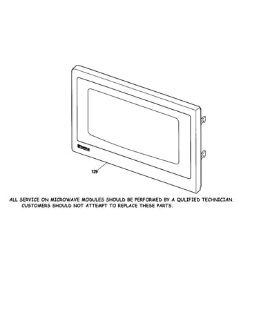 Microwave door