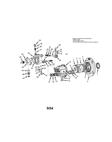 Pressure washer pump