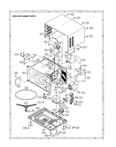 Oven and cabinet